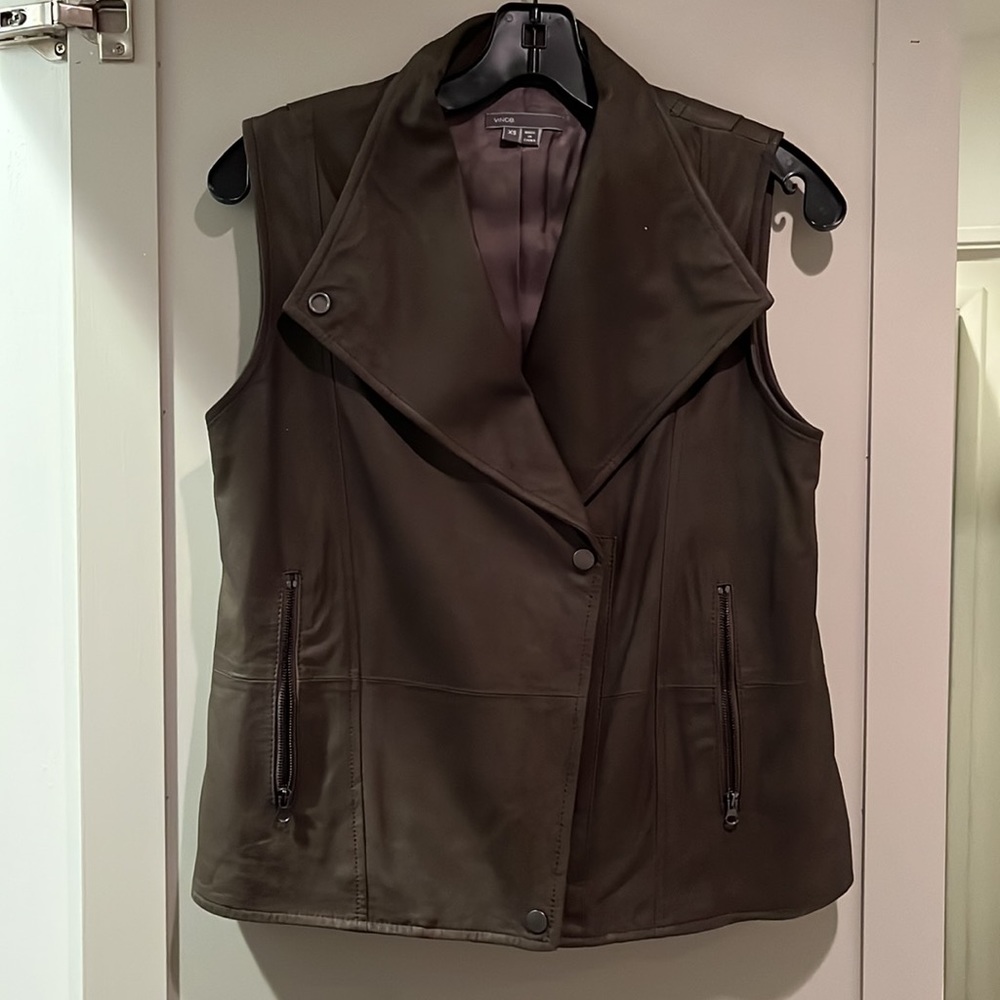 Vince Leather Vest
